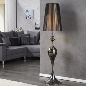 Stylová lampa do obývacího pokoje - moderní nábytek, kovový stojan, rozměr 40 cm x 160 cm x 40 cm