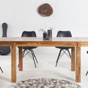 Moderní stůl do jídelny - vyrobený z masivního palisandru, rozměr 120-200cm x 75cm x 80cm