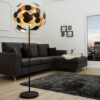 Stojací lampa 36839 Infinity Home 170cm černo zlatá