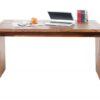 Moderní rustikální pracovní stůl Goa 150 cm hnědý