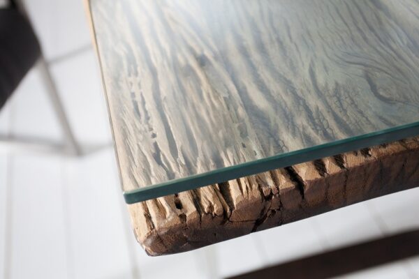 Moderní deska z bezpečnostního skla na konzolový stolek - doplněk ke stolům, rozměr 120 cm x 40 cm