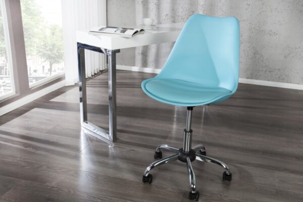 Stylová kancelářská židle na kolečkách - nastavitelná výška, rozměr 57cm x 80cm-90cm x 57cm