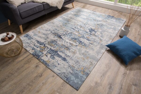 Designový velký koberec, modrý koberec , vintage, rozměr 160 cm x 240 cm