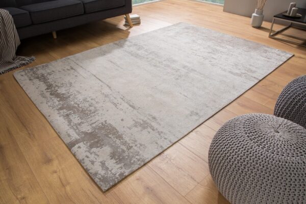 Moderní koberec do obývacího pokoje - used look, šedo béžový, rozměr 160cm x 240cm