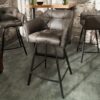Barová židle Loft 100 cm taupe šedá