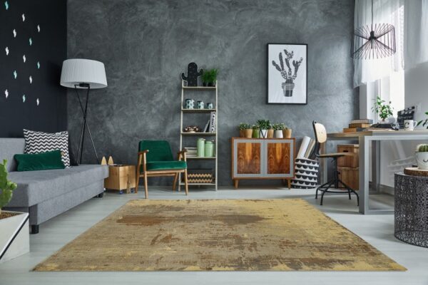 Moderní stylový koberec -do obývacího pokoje nebo ložnice, sepraný vzhled, luxusní design, rozměr 240cm x 160cm