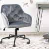 Moderní židle k pracovnímu stolu Dutch Comfort šedá