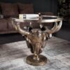 Konferenční bronzový stolek Matador 56cm