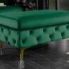 Luxusní barokní stolička Modern smaragdově zelená