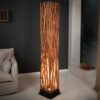 Designová vysoká stojací lampa 40484 Nature Art 175cm přírodní