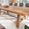 Jídelní stůl finca 240cm borovice 80mm přírodní