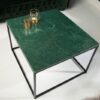 Konferenční stolek Elements 50cm mramorově zelený