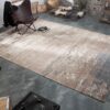 Velký designový koberec Modern Art 350x240cm šedo béžová