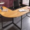 Rohový psací stůl Big Deal 180cm dub