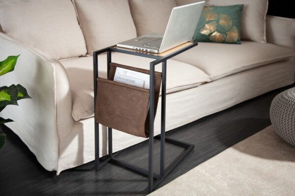 Malý pracovní stolek pod pc, konferenční stolek, z přírodního dubu, rozměr 48 cm x 65 cm x 33 cm